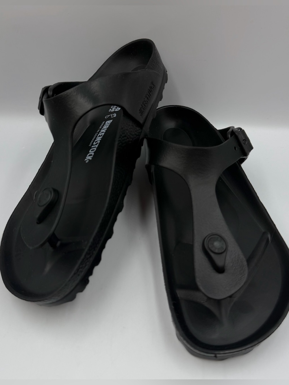 Birkenstock Gizeh EVA Black Thong Sandal Unisex Women 9 Men 7 EU 40 Regular Fit
